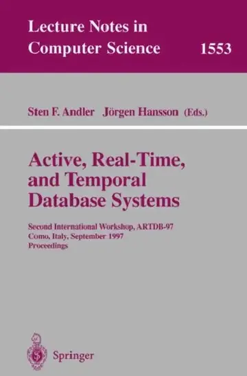 Cover of Active, Real-Time, and Temporal Database Systems
