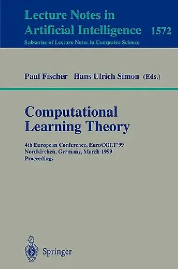 Cover of Computational Learning Theory