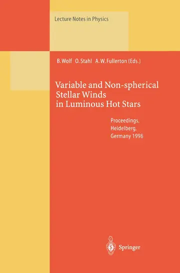 Cover of Variable and Non-spherical Stellar Winds in Luminous Hot Stars