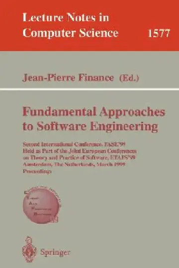 Cover of Fundamental Approaches to Software Engineering
