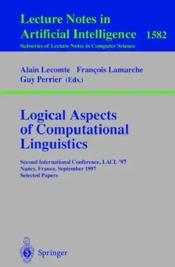 Cover of Logical Aspects of Computational Linguistics