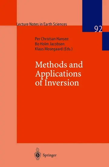 Cover of Methods and Applications of Inversion