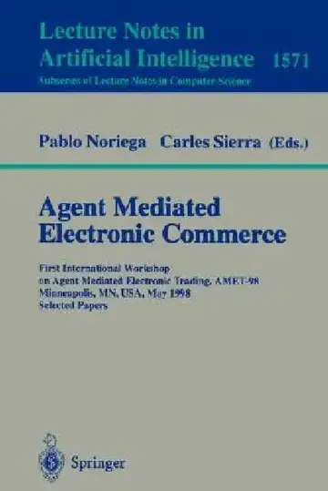 Cover of Agent Mediated Electronic Commerce
