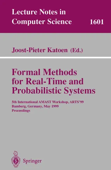 Cover of Formal Methods for Real-Time and Probabilistic Systems