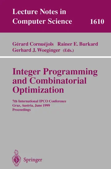 Cover of Integer Programming and Combinatorial Optimization