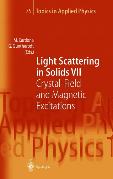 Cover of Crystal-Field and Magnetic Excitations