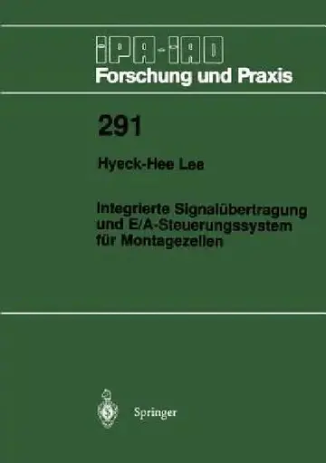 Cover of Integrierte Signalübertragung Und E/A-Steuerungssystem Für Montagezellen