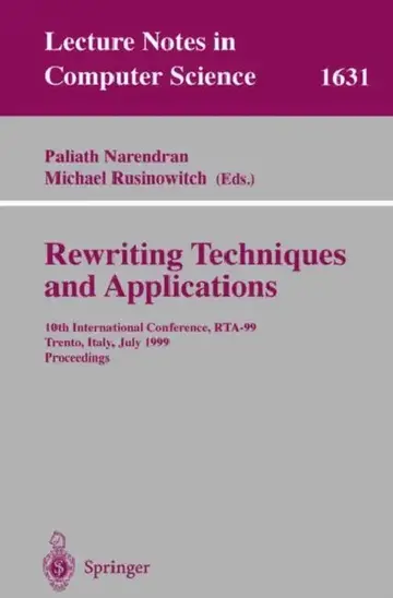 Cover of Rewriting Techniques and Applications