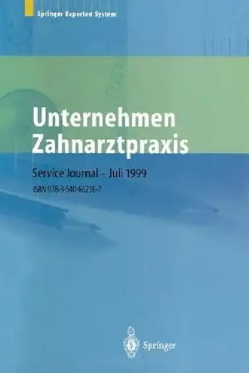 Cover of Unternehmen Zahnarztpraxis