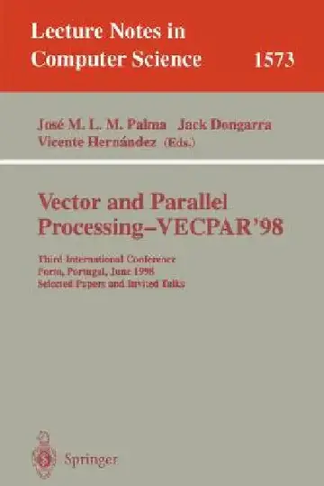 Cover of Vector and Parallel Processing - Vecpar'98