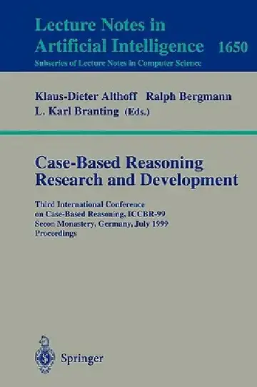 Cover of Case-Based Reasoning Research and Development