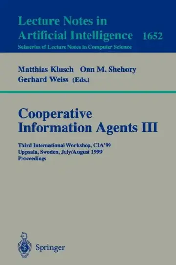 Cover of Cooperative Information Agents III