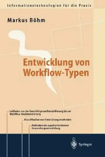 Cover of Entwicklung Von Workflow-Typen
