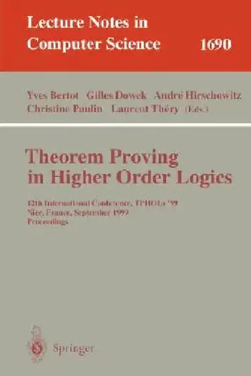 Cover of Theorem Proving in Higher Order Logics
