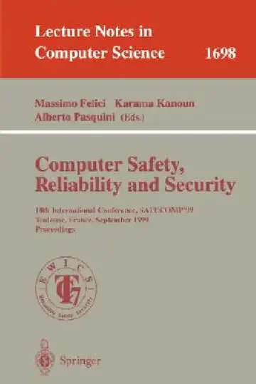 Cover of Computer Safety, Reliability and Security