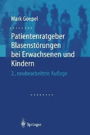 Cover of Patientenratgeber Blasenstörungen Bei Erwachsenen Und Kindern