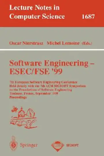 Cover of Software Engineering - Esec/Fse '99