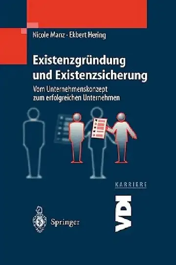 Cover of Existenzgründung Und Existenzsicherung