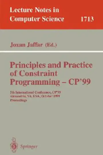 Cover of Principles and Practice of Constraint Programming - Cp'99