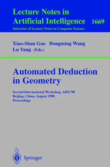 Cover of Automated Deduction in Geometry