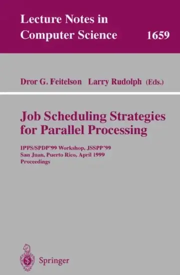 Cover of Job Scheduling Strategies for Parallel Processing
