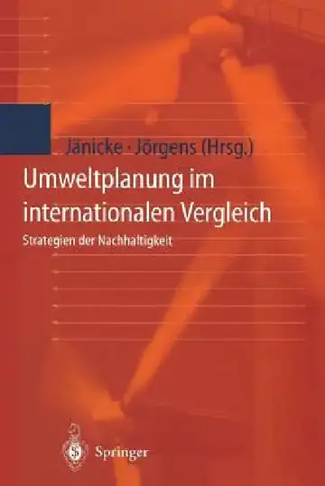 Cover of Umweltplanung Im Internationalen Vergleich