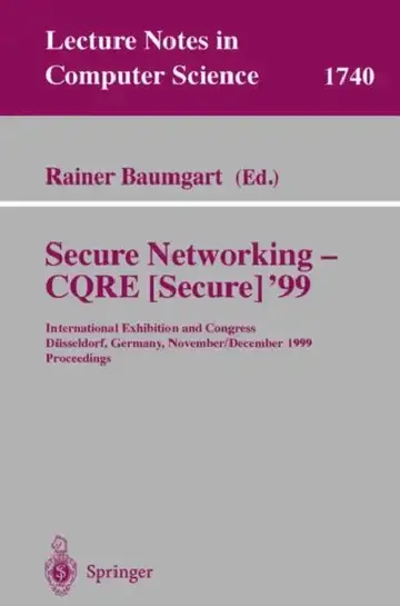 Cover of Secure Networking - Cqre (Secure) '99