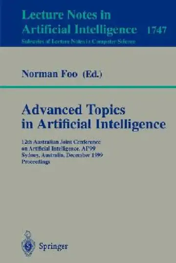 Cover of Advanced Topics in Artificial Intelligence