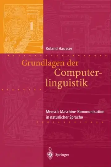 Cover of Grundlagen Der Computerlinguistik