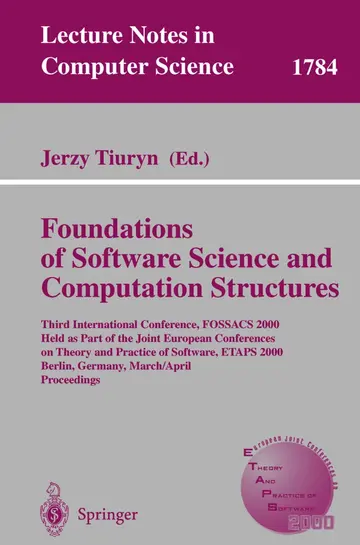 Cover of Foundation of Software Science and Computation Structures