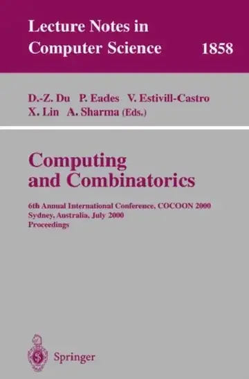 Cover of Computing and Combinatorics