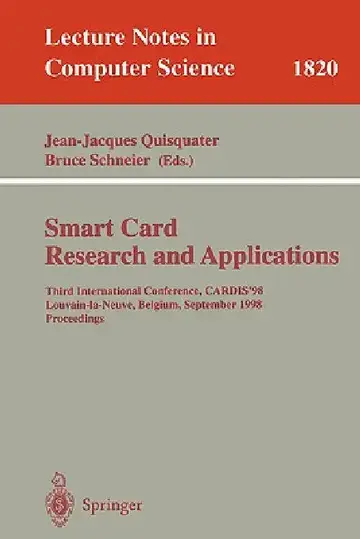 Cover of Smart Card. Research and Applications