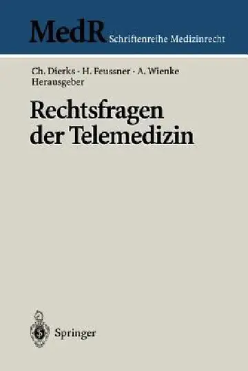 Cover of Rechtsfragen Der Telemedizin