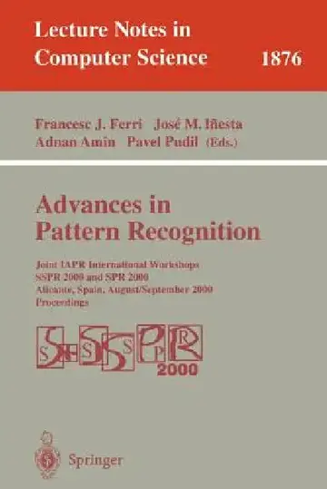 Cover of Advances in Pattern Recognition