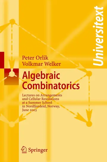 Cover of Algebraic Combinatorics (pb 2007)