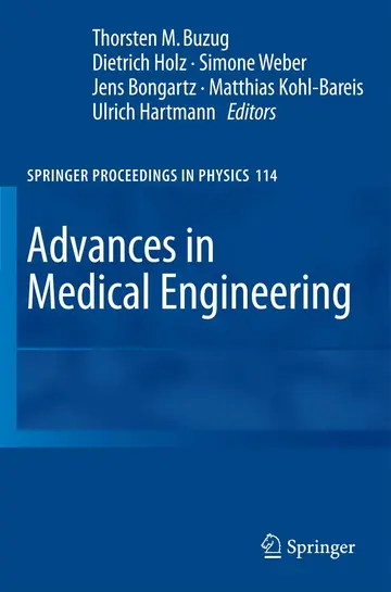 Cover of Advances in Medical Engineering