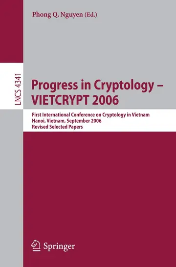 Cover of Progress in Cryptology - VIETCRYPT 2006