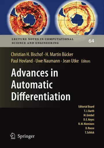Cover of Advances in Automatic Differentiation (pb 2008)