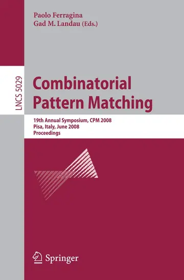 Cover of Combinatorial Pattern Matching