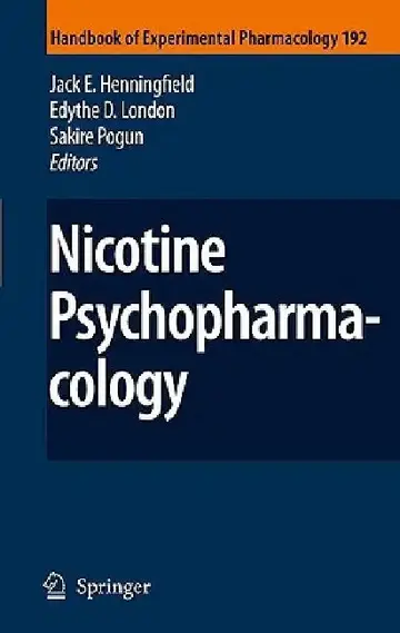 Cover of Nicotine Psychopharmacology