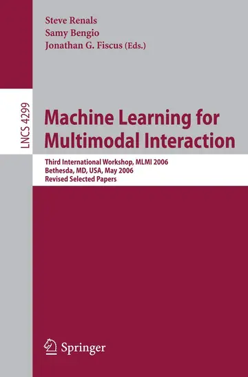 Cover of Machine Learning for Multimodal Interaction