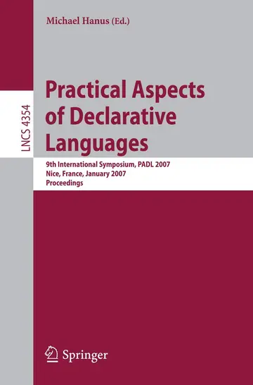 Cover of Practical Aspects of Declarative Languages