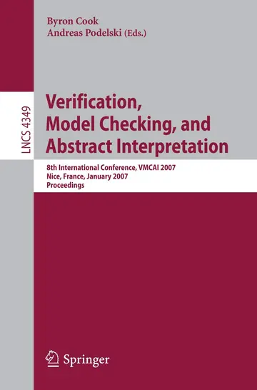 Cover of Verification, Model Checking, and Abstract Interpretation