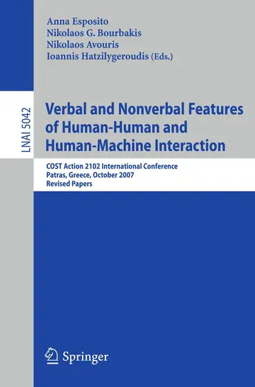 Cover of Verbal and Nonverbal Features of Human-human and Human-machine Interaction