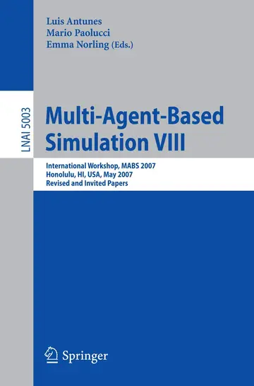 Cover of Multi-Agent-Based Simulation VIII