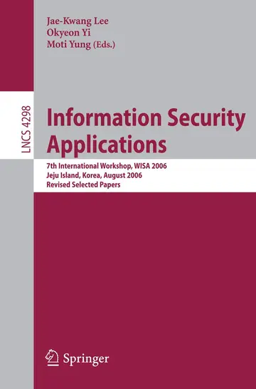 Cover of Information Security Applications