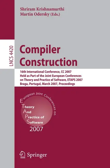 Cover of Compiler Construction