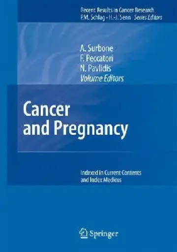 Cover of Cancer and Pregnancy