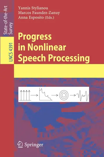 Cover of Progress in Nonlinear Speech Processing