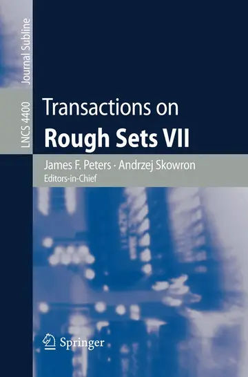 Cover of Transactions on Rough Sets VII